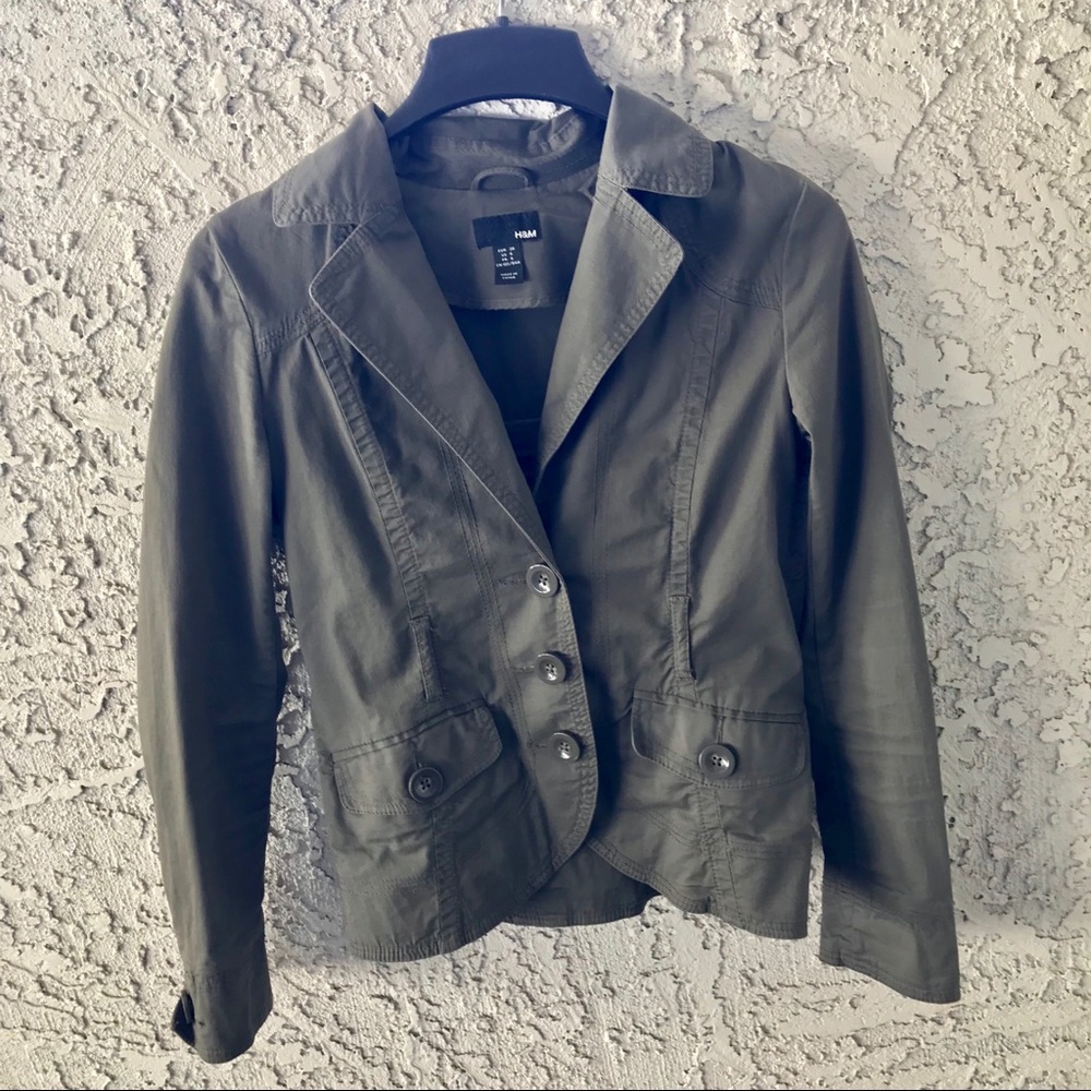 H&M Women's Army Green Jacket